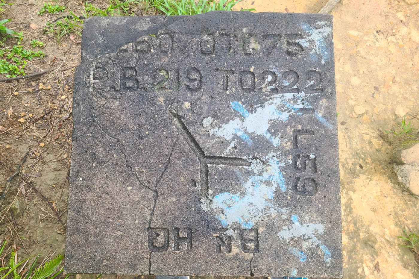 Choi Hung to Lion Rock - Military Marker Inscription